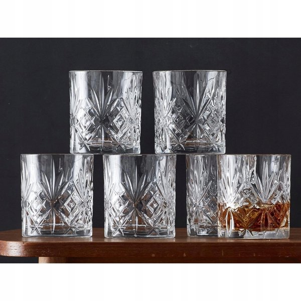 Lumarko Lyngby Glas Melodia Ποτήρια Ουίσκι από Κρύσταλλο 31cl - Σετ 6 Τεμαχίων 5722009161074