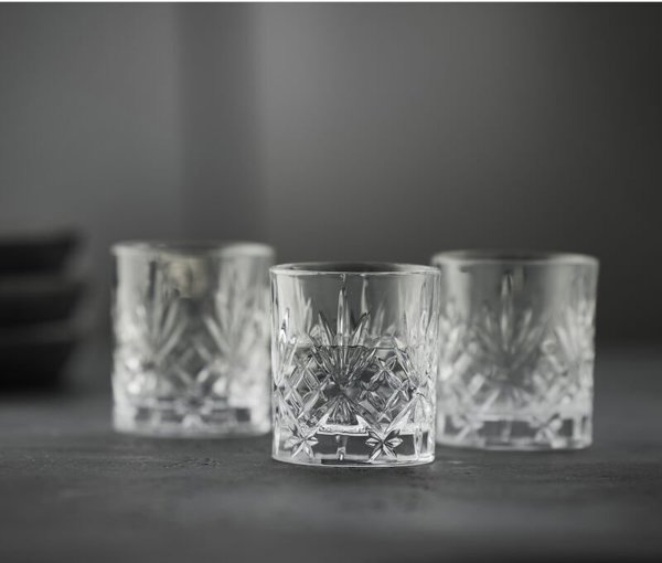 Lumarko Lyngby Glas Σφηνάκια Melodia από Κρύσταλλο, 8cl, Σετ 6 Τεμαχίων