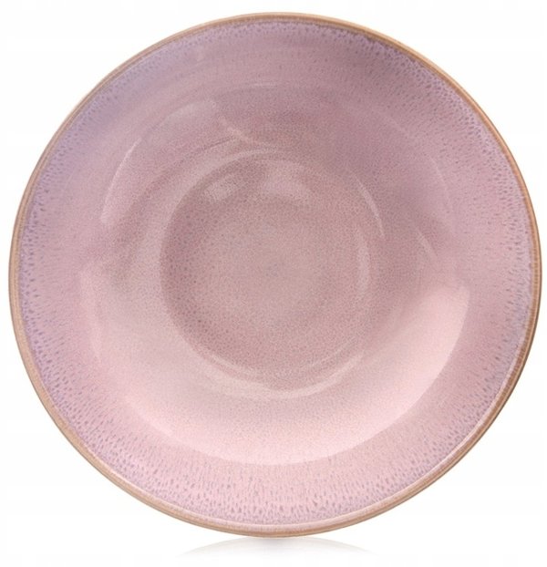 Lumarko Orion Βαθύ Πιάτο Κεραμικό 900ml Ροζ Glaze, Κατάλληλο για Πλυντήριο Πιάτων