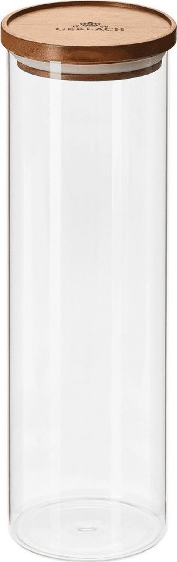 Δοχείο Lumarko με καπάκι ακακίας 1800ml 9,5x30,4cm 8393598 5901035503977