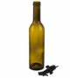 Μπουκάλι για ελαιόλαδο/ξίδι Lumarko 380 ml, σκούρο καφέ γυάλινο με δοσομετρητή