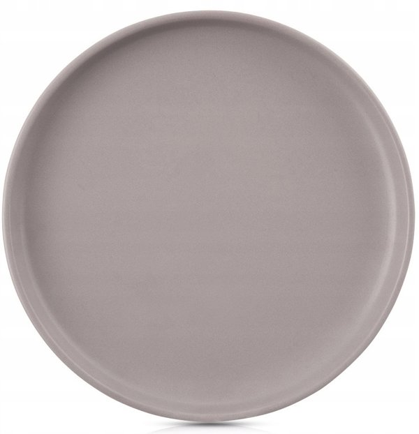 Lumarko Πιάτο Φαγητού Stoneware Γκρι Ματ 26,5 cm