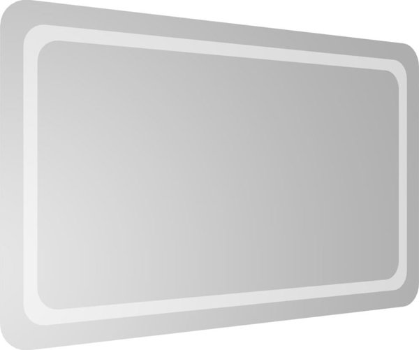 vidaXL Καθρέφτης μπάνιου με LED, 100x60 cm