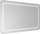 vidaXL Καθρέφτης μπάνιου με LED, 100x60 cm