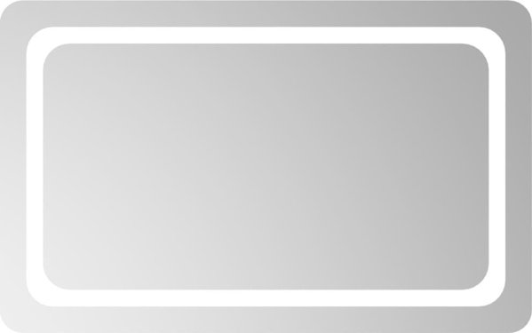 Καθρέφτης μπάνιου vidaXL με LED, 80x50 εκ.