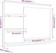 Lustro vidaXL 60x45cm  (815661)