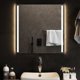 vidaXL Καθρέφτης μπάνιου με LED, 60x60 cm