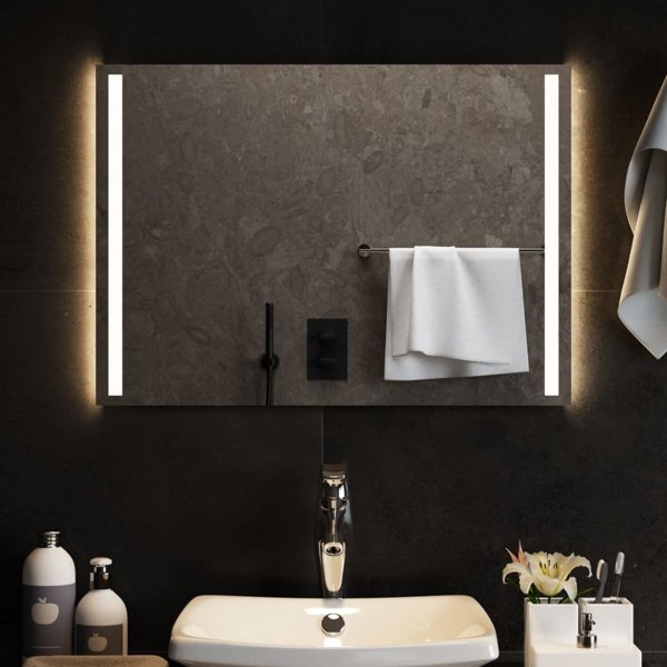 lustro vidaXL lustro lazienkowe z LED 70x50 cm