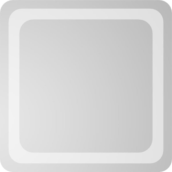 vidaXL Καθρέφτης μπάνιου με LED, 40x40 cm
