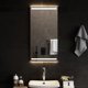 vidaXL Καθρέφτης μπάνιου με LED, 40x80 cm