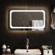 vidaXL Καθρέφτης μπάνιου με LED, 70x40 cm