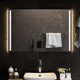 vidaXL lustro lazareti me LED, 90x60 cm