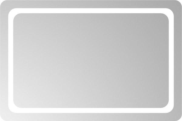 vidaXL Καθρέφτης μπάνιου με LED, 90x60 cm