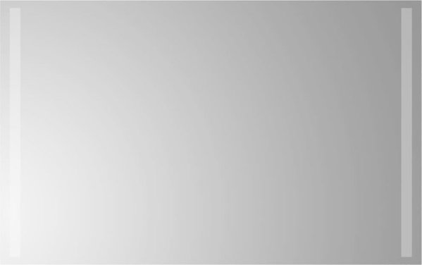 vidaXL Καθρέφτης μπάνιου με LED, 80x50 εκ