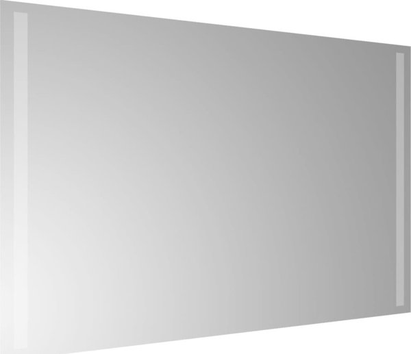 vidaXL Καθρέφτης μπάνιου με LED, 80x50 εκ