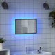 vidaXL Καθρέπτης μπάνιου με LED, γκρι δρυς Sonoma, 60x8,5x38 εκ.
