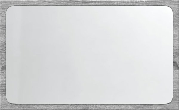 vidaXL Καθρέπτης μπάνιου με LED, γκρι δρυς Sonoma, 60x8,5x38 εκ.