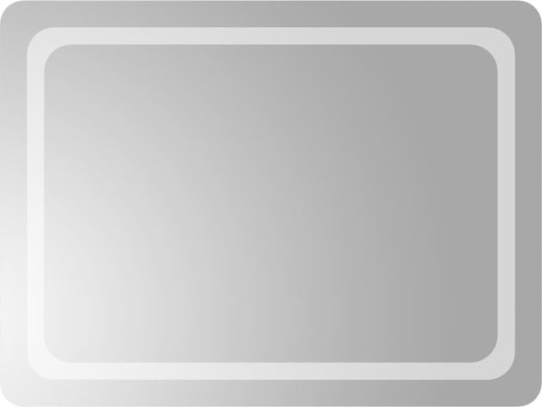 vidaXL Καθρέφτης μπάνιου με LED, 60x80 εκ.