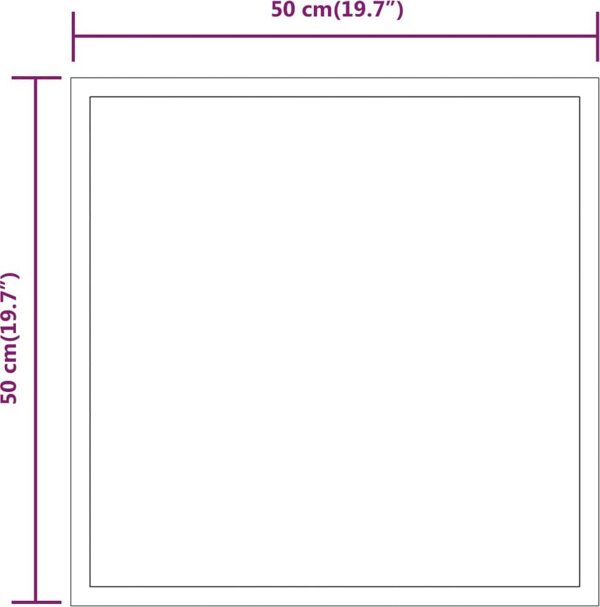 Καθρέφτης Μπάνιου με LED 50x50 cm
