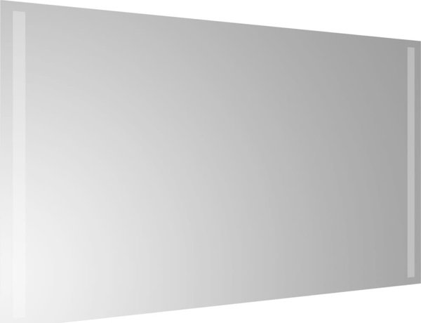 vidaXL Καθρέπτης μπάνιου με LED, 50x90 cm