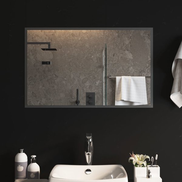 Lustro vidaXL με LED, 80x50 cm