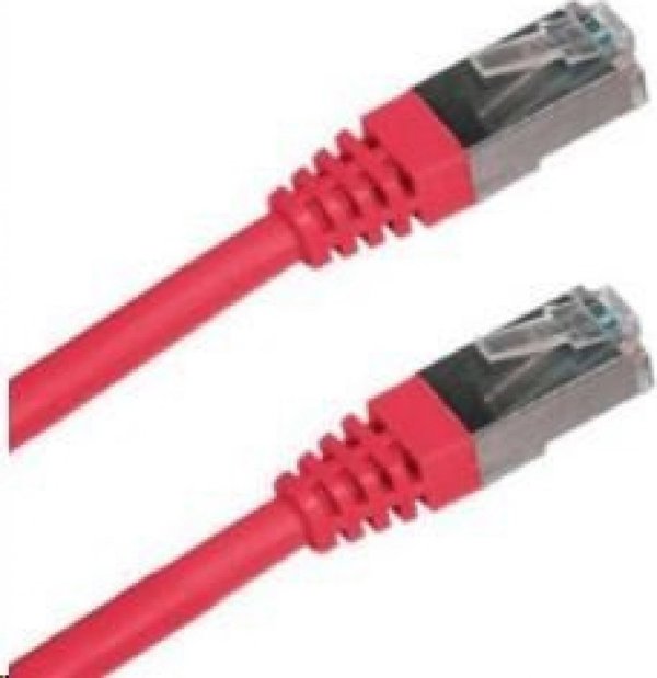 Lynx CS Patch kabel Cat6A, S-FTP - 5m, červený