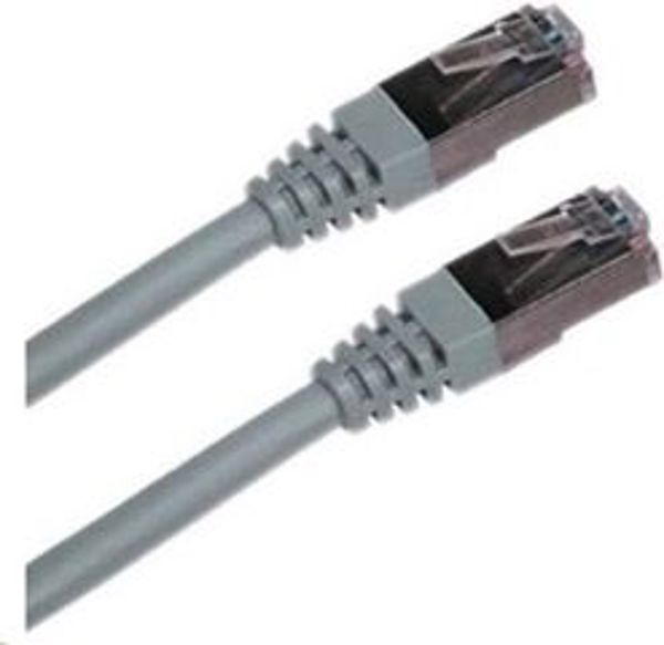 Lynx CS Patchcord Cat6A, S-FTP, 1m, szary (PK-SFTP6A-010-GR)