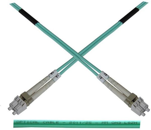 Lynx CS Καλώδιο Δικτύωσης Fiber Patch LC/SC, Multi-Mode, OM3, 50/125µm, 10m