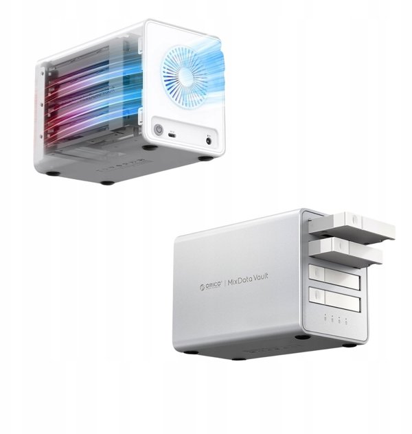 Macierz dyskowa Orico 8848U4 DAS Series 4-zatokowa M.2 NVMe SSD - biala