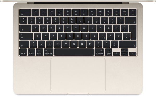MacBook Air 13" M4 Starlight/M4-10C-CPU,10C-GPU/16GB/1TB SSD/BKey-ID-Deutsch/35W Dual USB-C Power