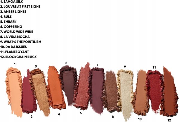 MAC, Connect In Colour, Eyeshadow Palette, Future Flame, 12 Shades, 12.2 g For Women