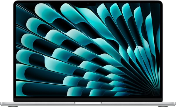 MacBook Air 15" M4 Silver/M4-10C-CPU,10C-GPU/16GB/512GB SSD/BKey-ID-Deutsch/70W USB-C Power