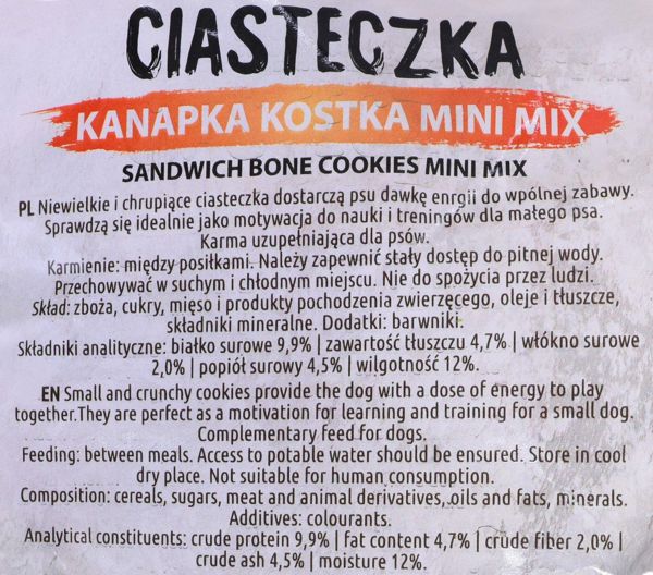 Maced MACED AL KANAPKA KOSTKA MIX - MINI 1KG