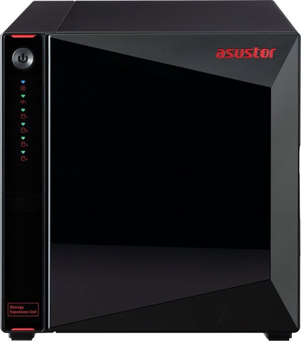 Asustor Xpanstor 4 AS5004U Επεκτάσιμη Συστοιχία Δίσκων (DAS) για 4 Δίσκους, Μαύρο