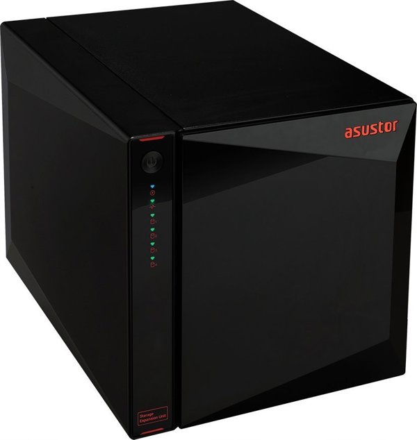 Asustor Xpanstor 4 AS5004U Επεκτάσιμη Συστοιχία Δίσκων (DAS) για 4 Δίσκους, Μαύρο