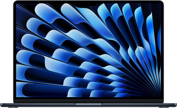 MacBook Air 15" M4 Midnight/M4-10C-CPU,10C-GPU/32GB/1TB SSD/BKey-ID-Deutsch/70W USB-C Power