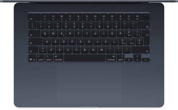 MacBook Air 15" M4 Midnight/M4-10C-CPU,10C-GPU/32GB/1TB SSD/BKey-ID-Deutsch/70W USB-C Power