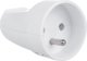 Maclean MCE331 Απλή Πρίζα Καλωδίου 230V με Γείωση, Τύπου E, 16A, 250V, Λευκή