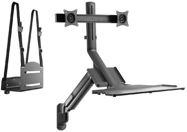 Maclean Uchwyt scienny na 2 monitory 17" - 27" MC-633