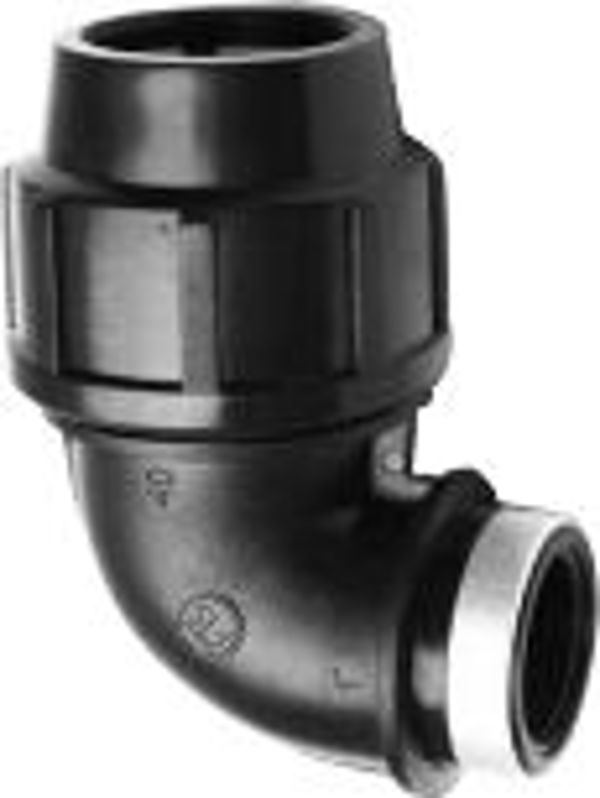 Magnaplast Γωνία PE εσωτερική σπείρωμα 63mm x 6/4" (448611)