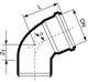 Magnaplast Γωνία 30° για Εσωτερική Αποχέτευση HTB 110mm (11010)