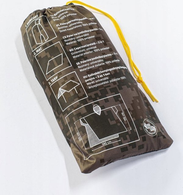 Magnum Tundra Poncho – Αδιάβροχη Κάπα Πολλαπλών Χρήσεων, 115x140cm, Πολυεστέρας