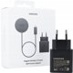 Ασύρματος Φορτιστής Indukcyjny Samsung EP-P2900TB 25W Qi2 + Φορτιστής Δικτύου 45W Μαύρος
