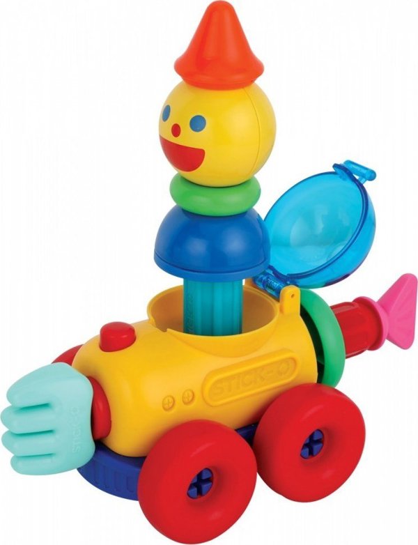Magformers Stick-O Το Πρώτο Μου Σετ Με Ρόδες, Εκπαιδευτικά Μαγνητικά Παιχνίδια 9 Τεμάχια
