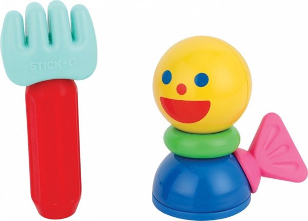 Magformers Stick-O Το Πρώτο Μου Σετ Με Ρόδες, Εκπαιδευτικά Μαγνητικά Παιχνίδια 9 Τεμάχια