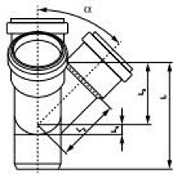 Magnaplast Γωνιακός κλάδος Ultra UdBED 110/110