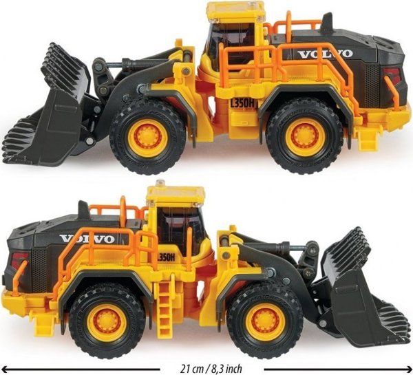 Majorette Grand Volvo Εκσκαφέας 21εκ. με Φως και Ήχο, Μεταλλική Καμπίνα