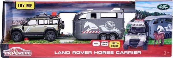 Majorette Grand Land Rover Σετ Μεταφοράς Αλόγου Με Φως & Ήχο 25cm