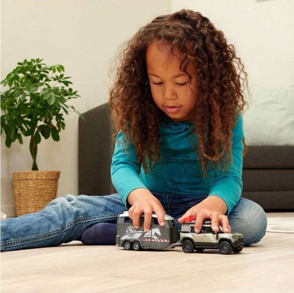 Majorette Grand Land Rover Σετ Μεταφοράς Αλόγου Με Φως & Ήχο 25cm
