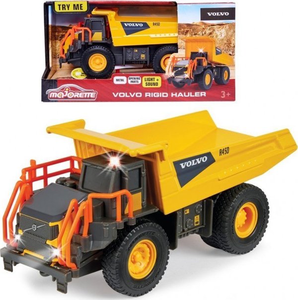 Majorette Grand Dump Φορτηγό Volvo R45D 20cm με Ήχο & Φως